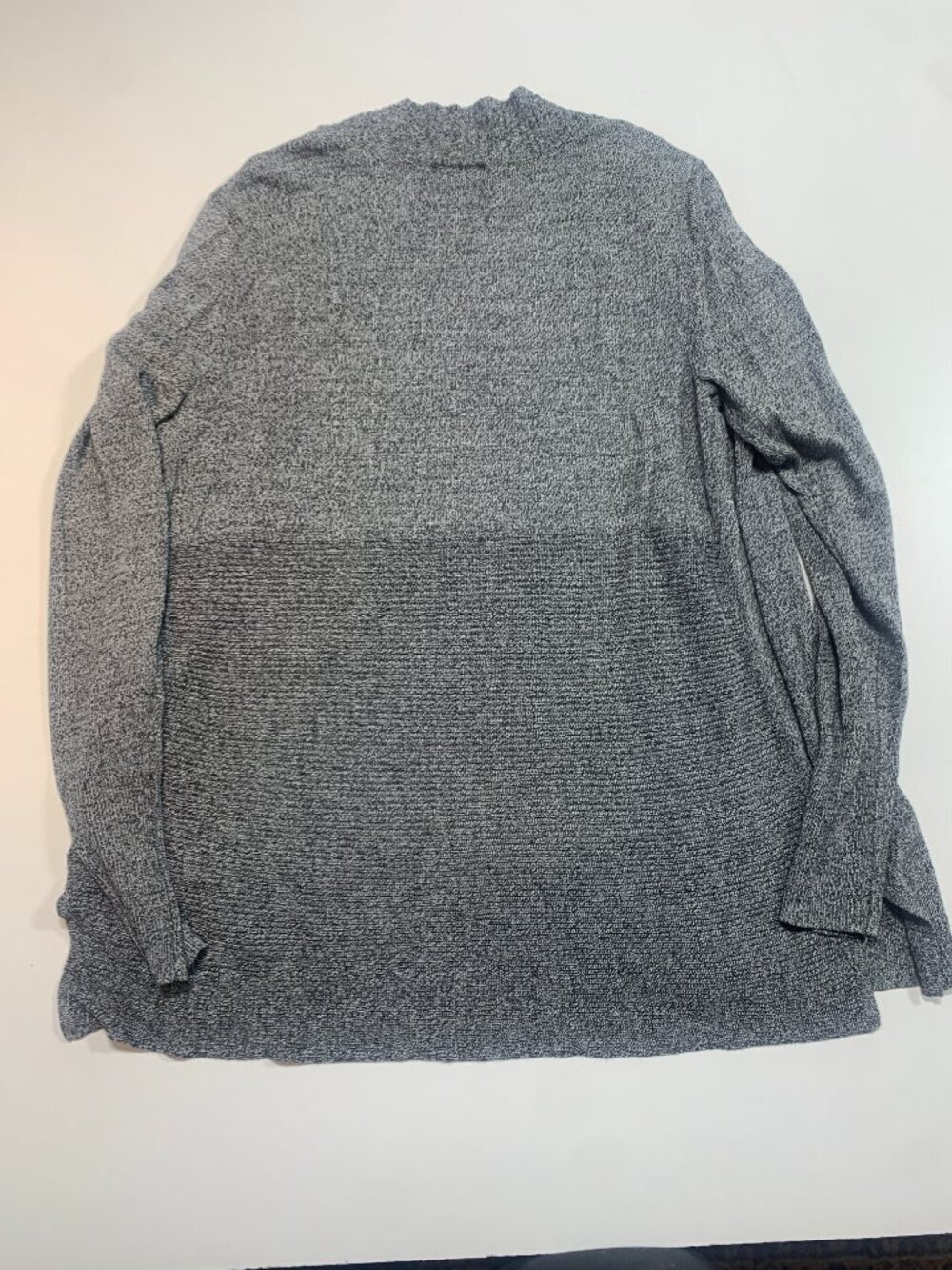 Worthington Petite Gray Marled Knit Sweater Long Sleeve Soft Cozy PS - Picture 8 of 8
